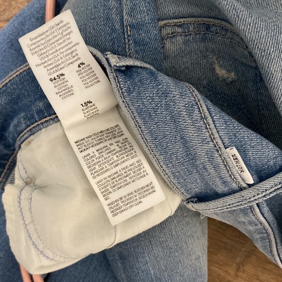 MOTHER THE HUSTLER ANKLE FRAY IN UNDERSTUDY HI RISE KICK FLARE BOOTCUT STRETCH - Picture 16 of 16